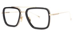 Gifford Aviator Black-Gold Glasses1