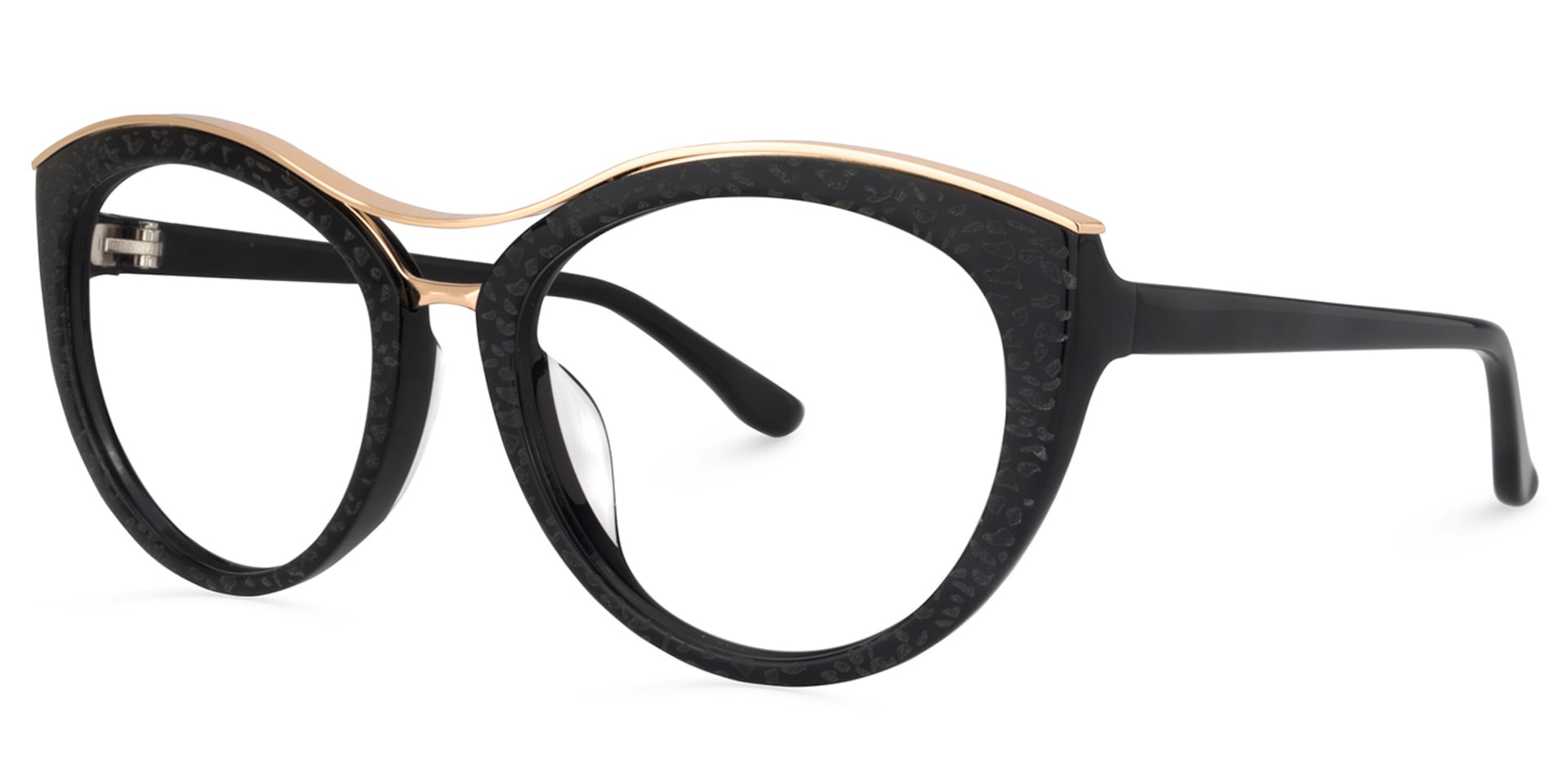 Carol Cateye Black Frame Glasses | Zeelool Optical1