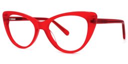 Charis Red Cat eye Glasses2