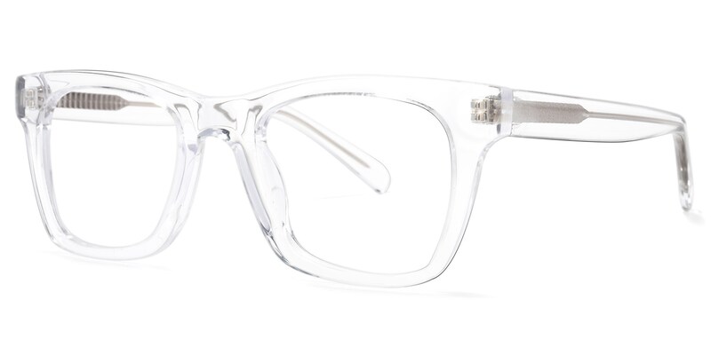 Caspar Square Crystal Glasses | Zeelool Glasses1