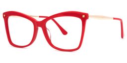 Isaebella Butterfly Red Glasses1