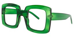 Quincey Square Green Glasses1
