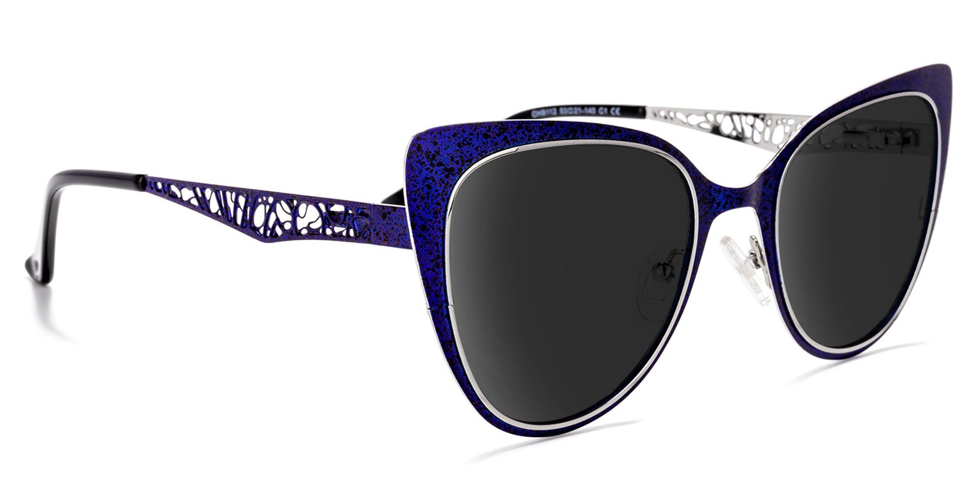 Eileen Cateye Blue Sunglasses | Zeelool Glasses2