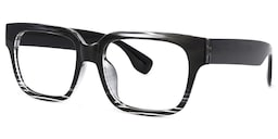 Colin Rectangle Black Glasses1