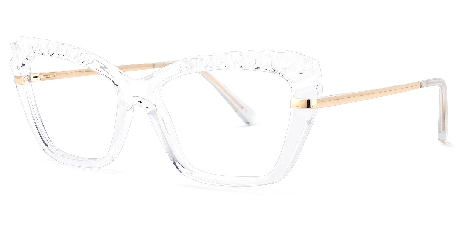 Sophie Cateye Clear Glasses | Zeelool Glasses1