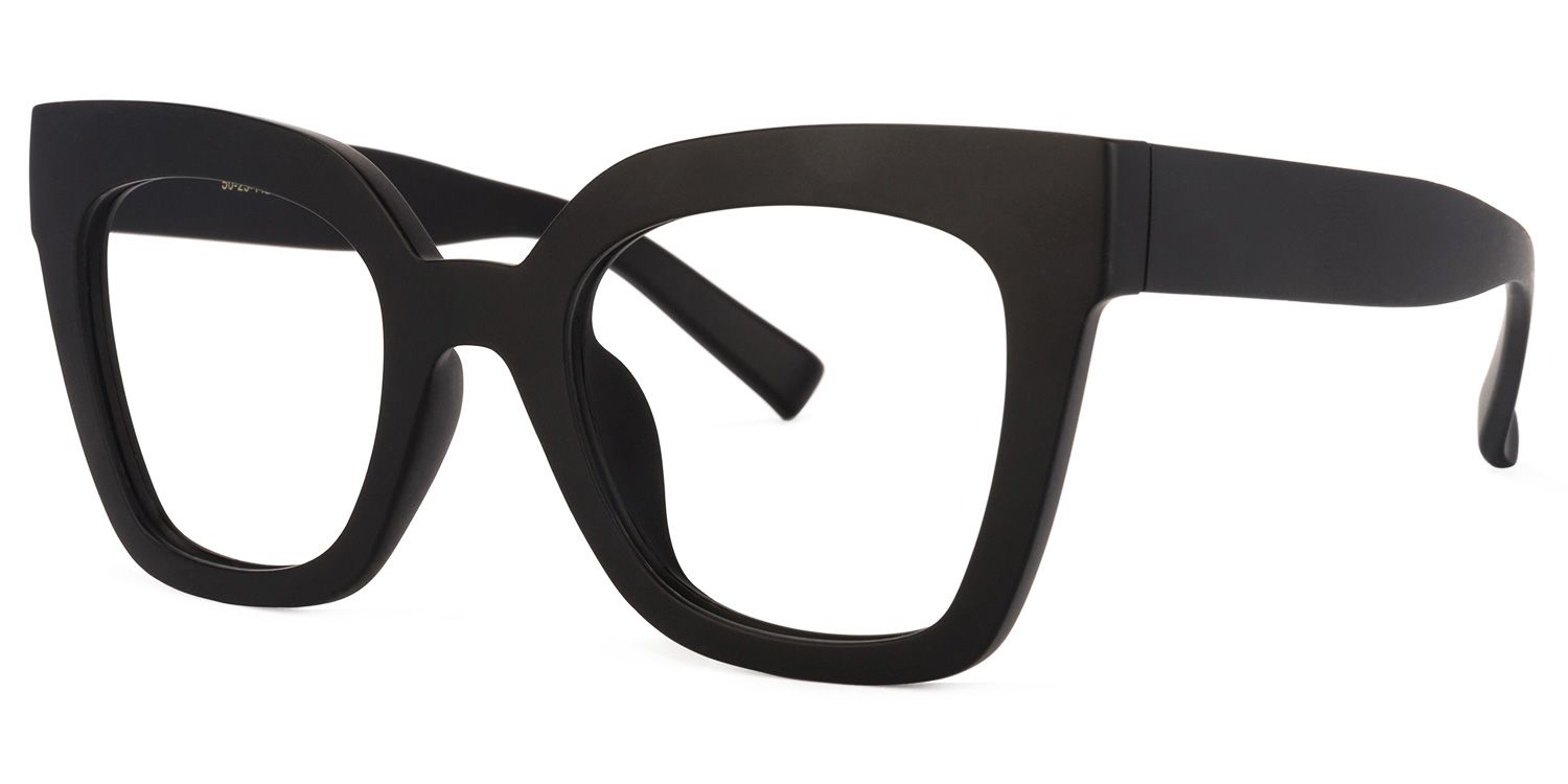 Malcolm Square Black Glasses | Zeelool Glasses1