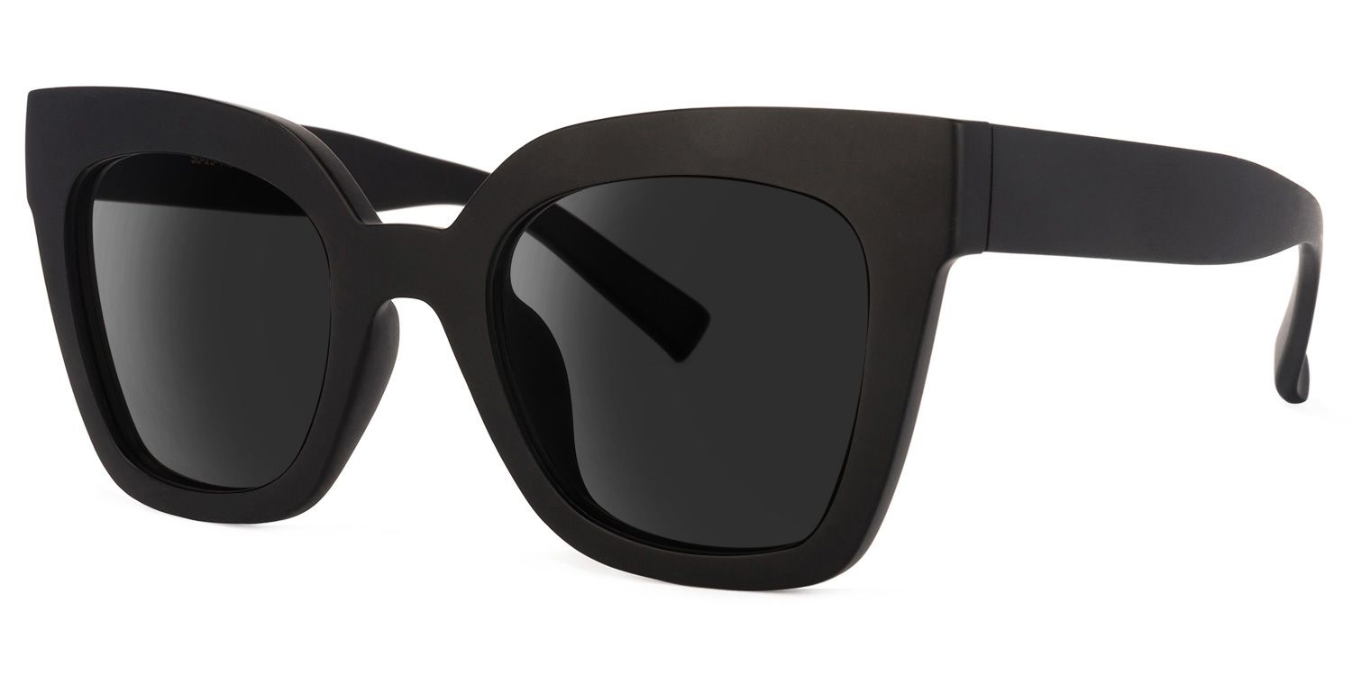 Malcolm Black Sunglasses with Square Frames | Zeelool1