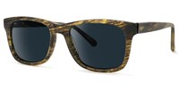 Wyatt Rectangle Yellow-Wood Sunglasses1