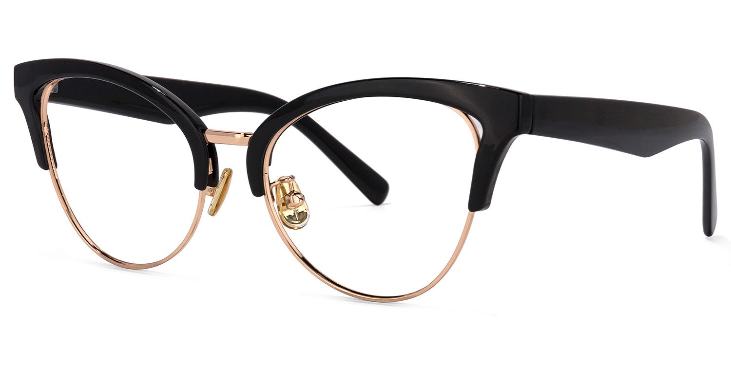 Browline Black Glasses2