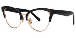 Charlene Browline Black Glasses2