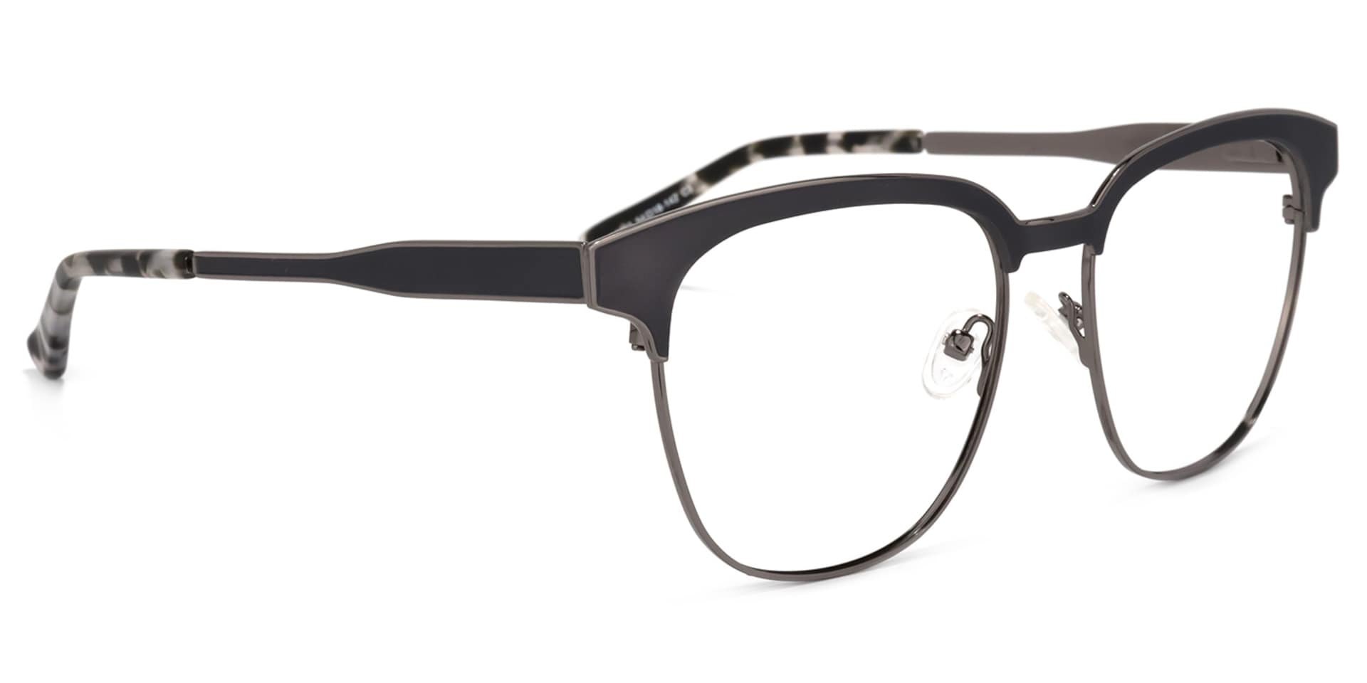 Wren Browline Dark-Gray Eyeglasses and Glasses Frames2