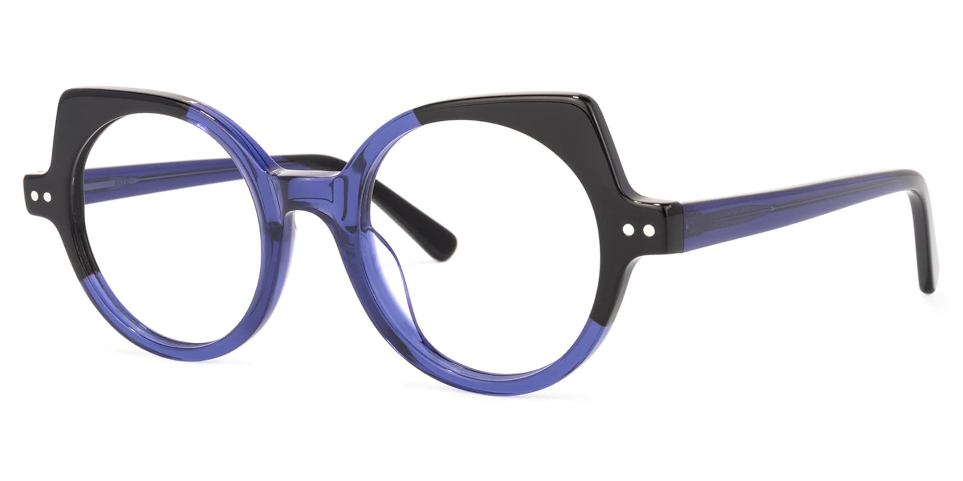 Gilbert Cateye Dark-Blue Glasses | Zeelool Glasses1