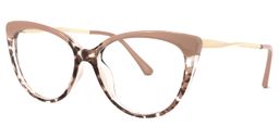 Marcus Cateye Cameo-Brown Glasses2