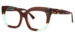 Ximena Cateye Brown Glasses1