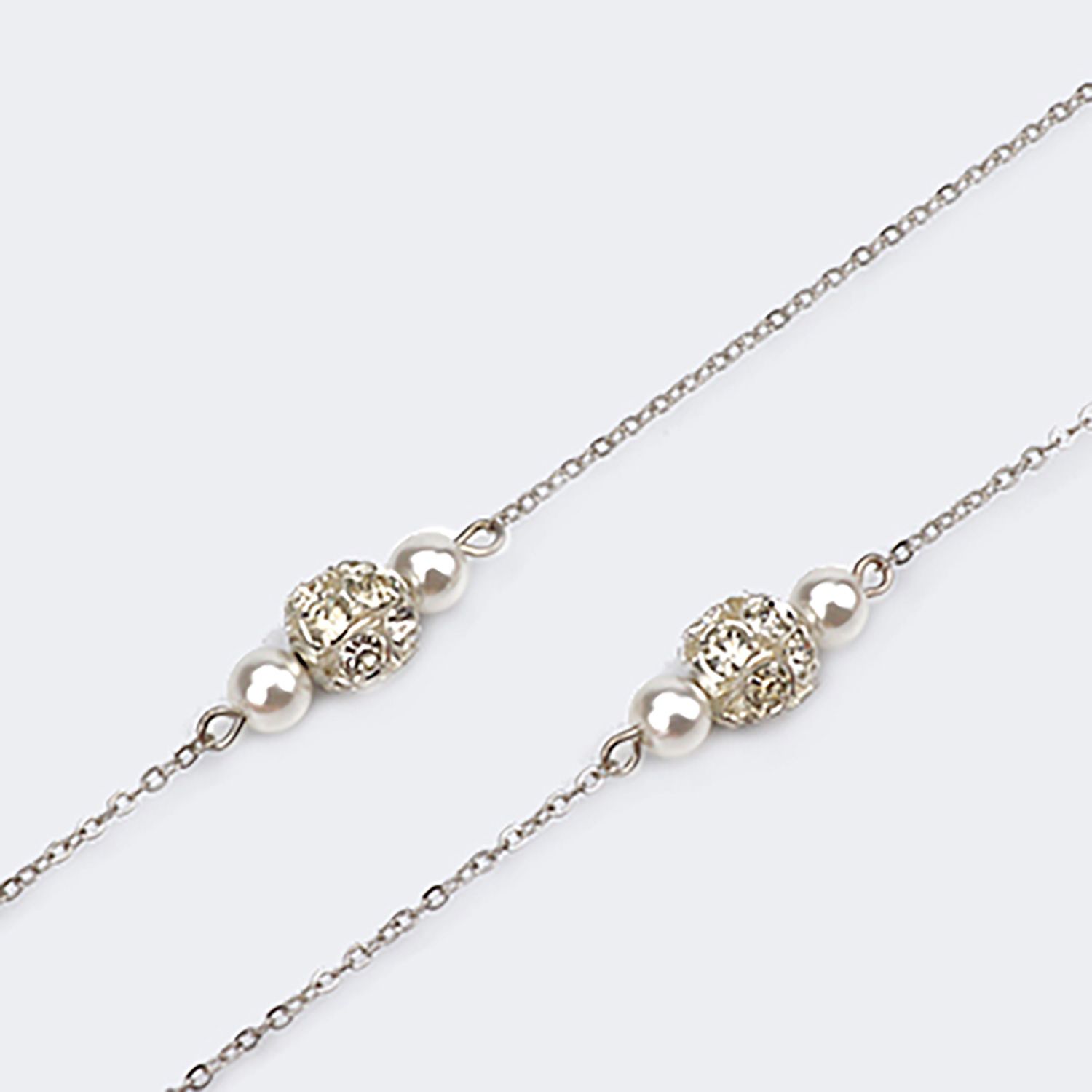 Pearl Silver Eyeglasses Chain-07 | Zeelool Glasses3