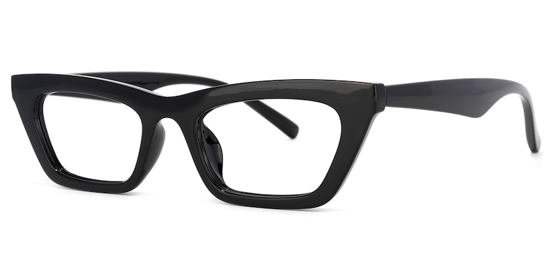 Gorman Cateye Black Glasses | Zeelool Glasses1