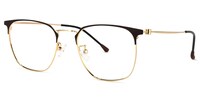 Yulisa Browline Gold Glasses1