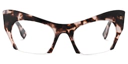 Kyle Cat Eye Light-Tortoise Glasses0