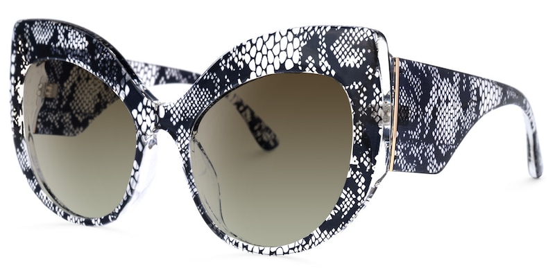 Kait Cat-eye Black Sunglasses | Zeelool Glasses1