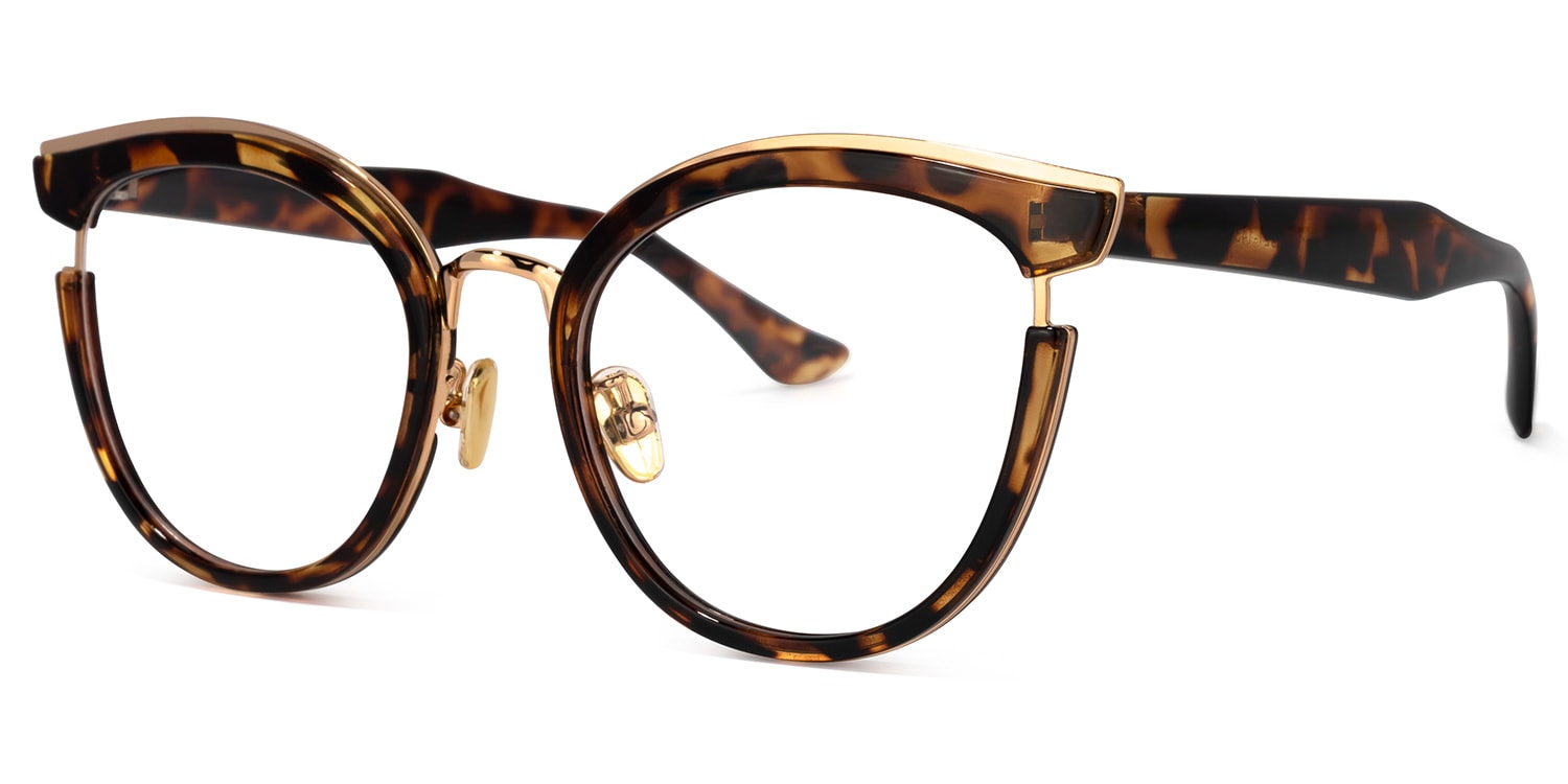 Laraine Cat Eye Tortoise Glasses