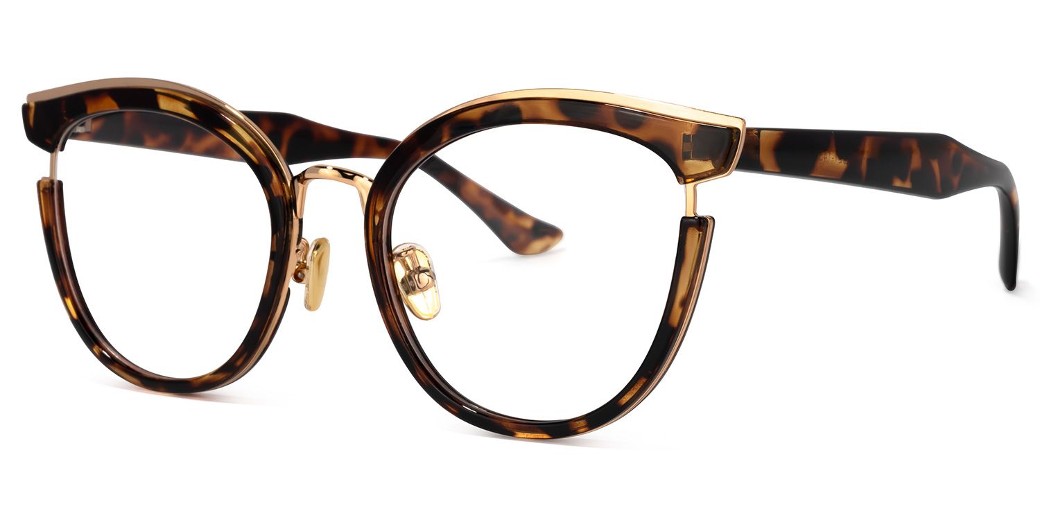 Laraine Cat Eye Tortoise Glasses | Zeelool Glasses1