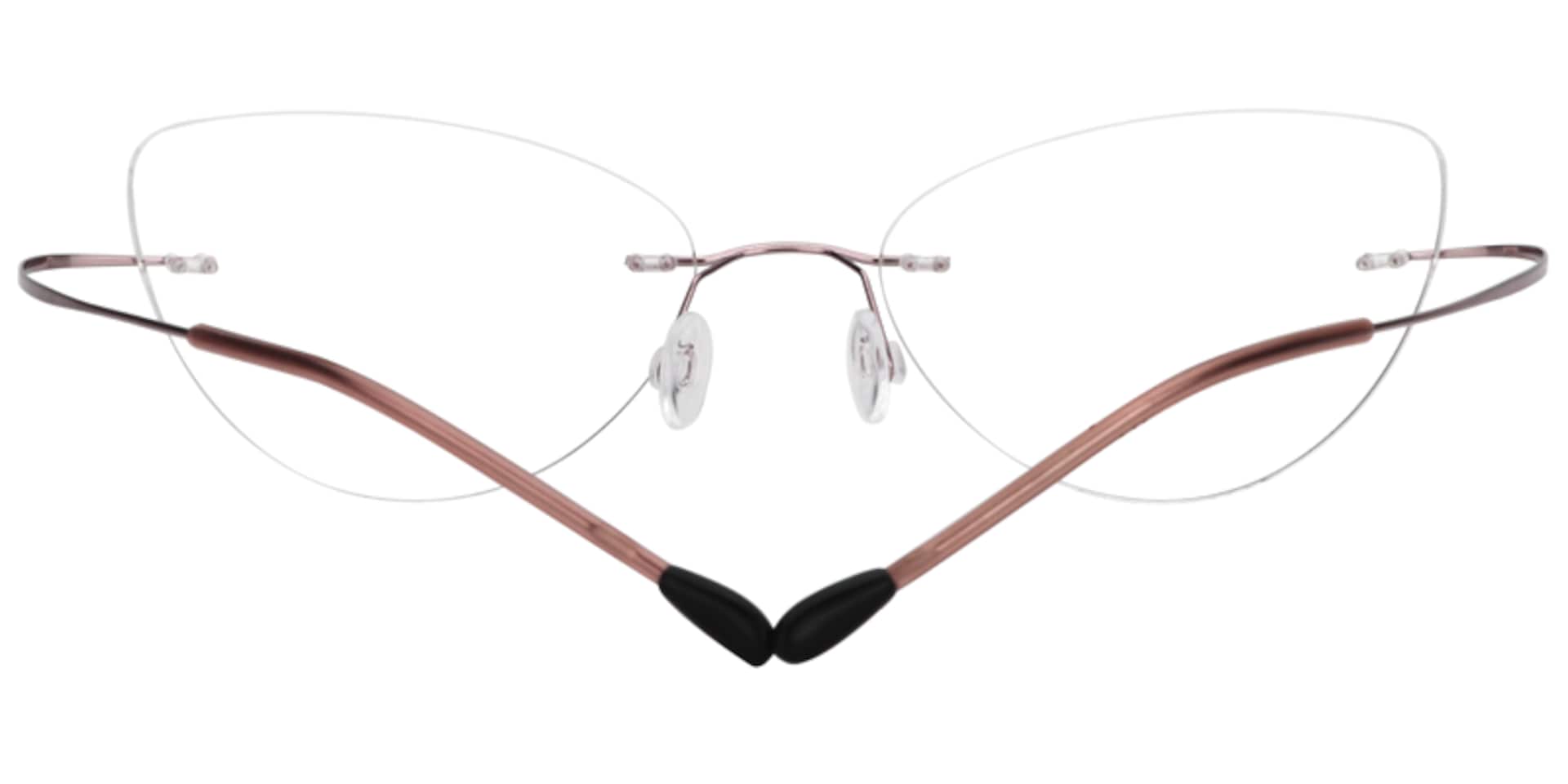 Evelyn Cat Eye Pink Glasses | Zeelool Glasses4