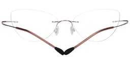 Evelyn Cat Eye Pink Glasses4
