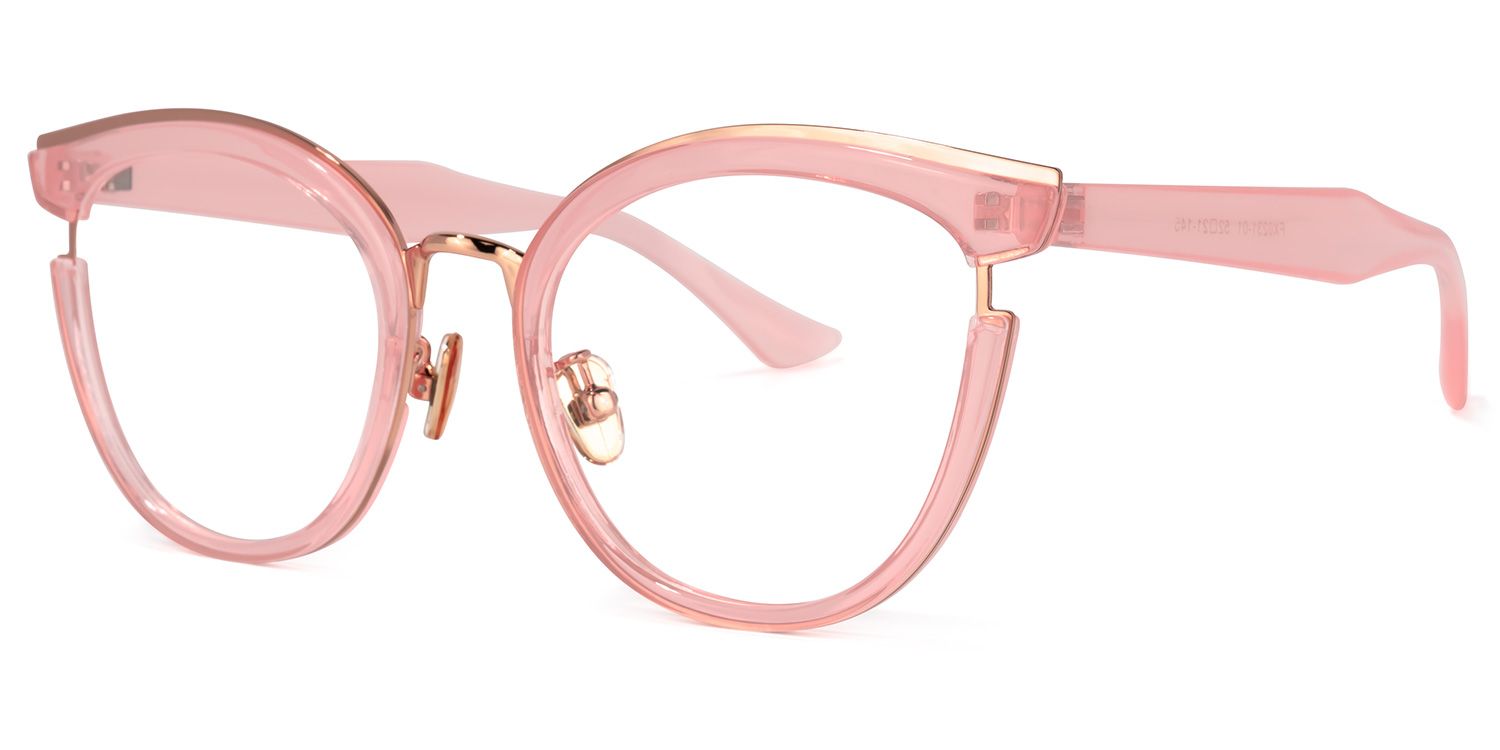 Eleanore Cat Eye Pink Frame Glasses | Zeelool1