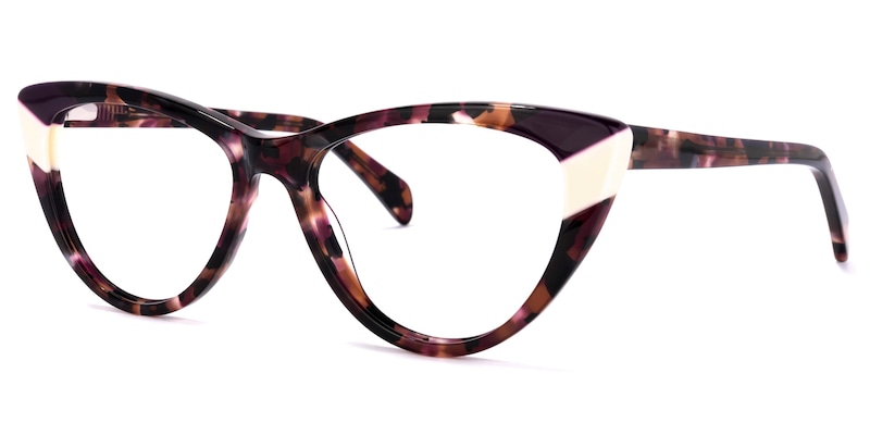 Freren Cateye Floral Glasses | Zeelool Glasses1