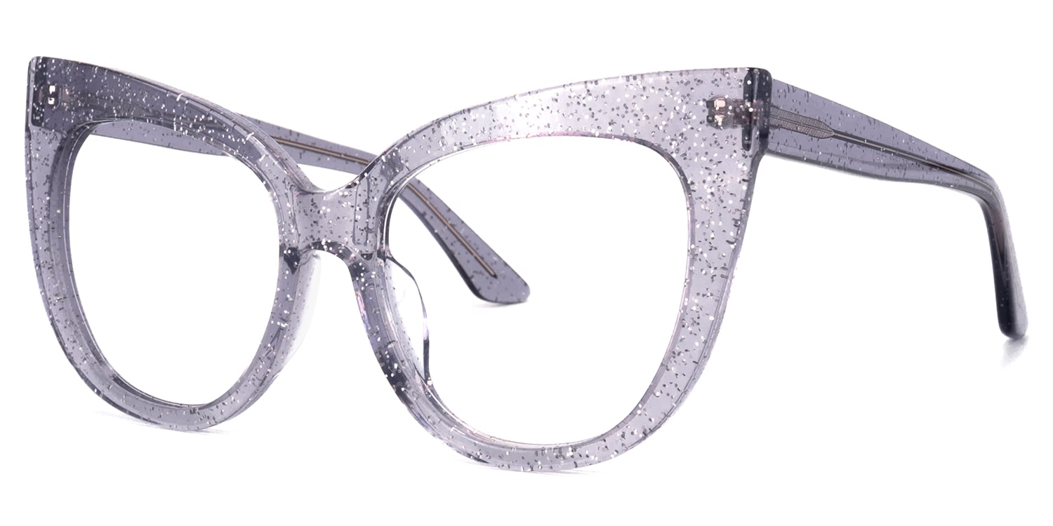 Trenton Cateye Gray Glasses1