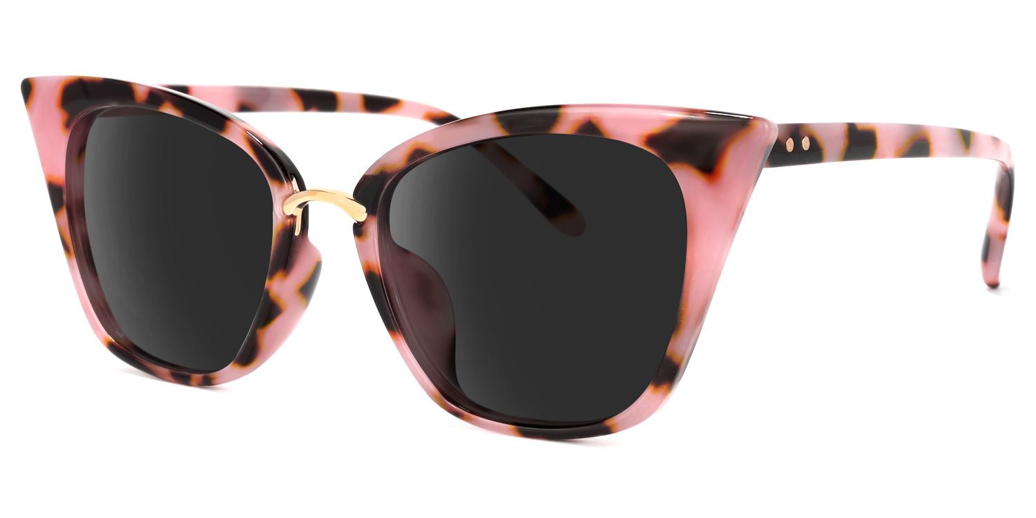 Chandrikar Cat Eye Pink-Floral Prescription Sunglasses | ZEELOOL1