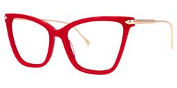 Hilary Red Butterfly Glasses1