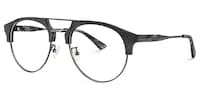 Claude Aviator Black Glasses1