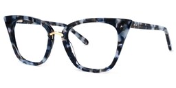 Martha Cat Eye Blue-Tortoise Glasses1