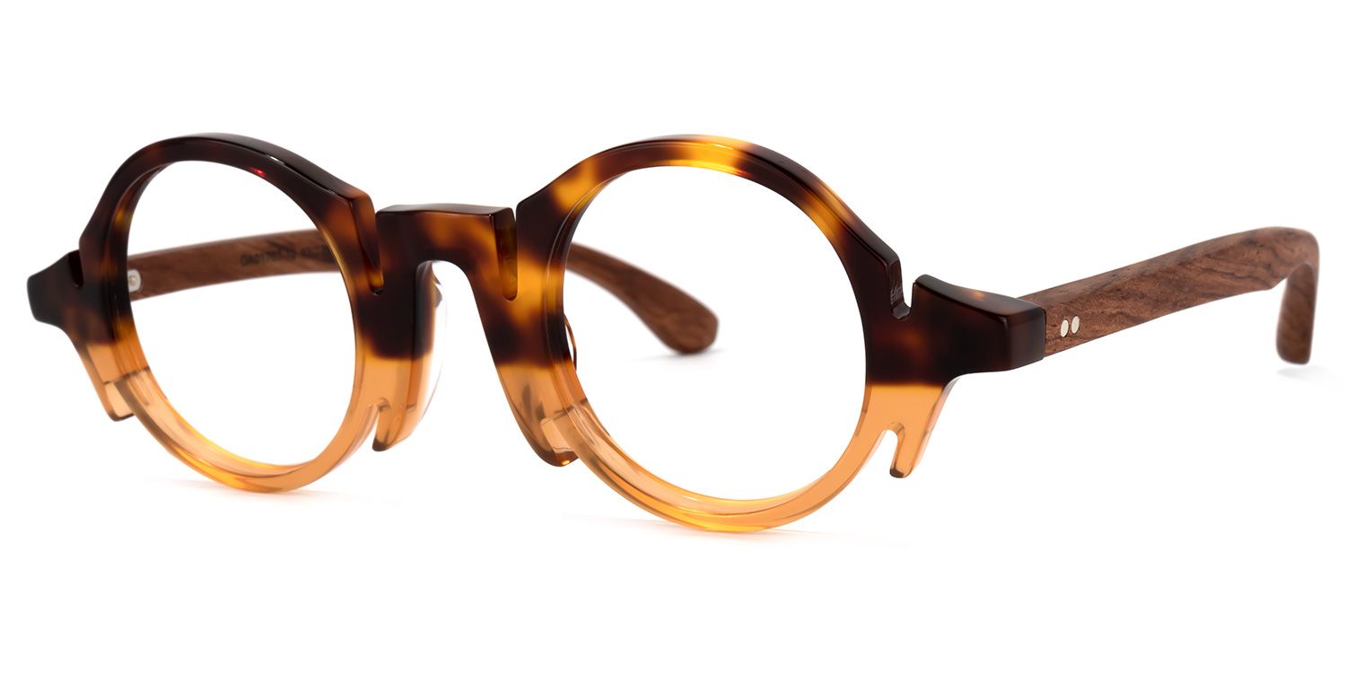 Charlie Round Tortoise Glasses | Zeelool Glasses1
