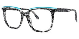 Jaffett Square Black-White Glasses1