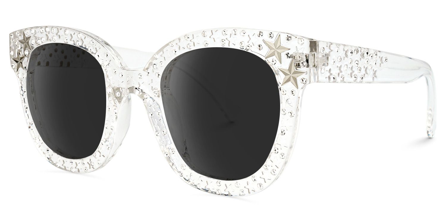 Kahle Cat Eye Clear Frame Sunglasses Online Sale | ZEELOOL1