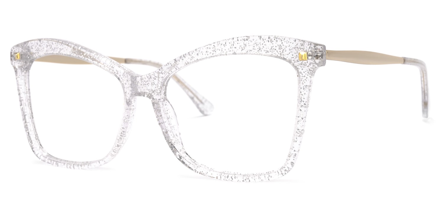Isaebella Butterfly White Glasses
