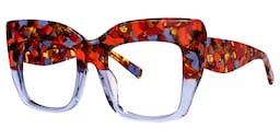 Charmaine Cat Eye Light-Purple Glasses1