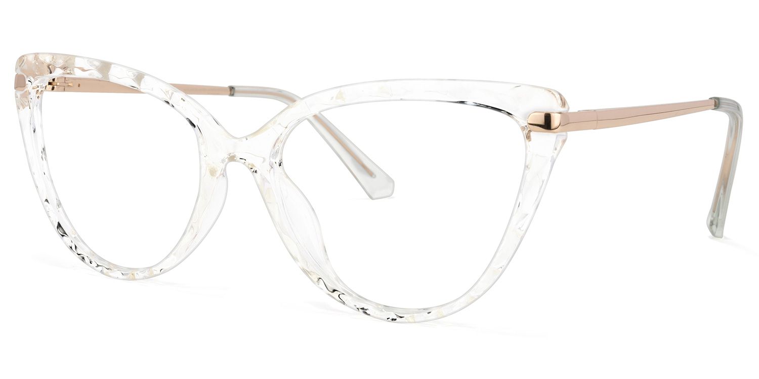 Lucas Cateye Crystal Eyeglasses and Glasses Frames1