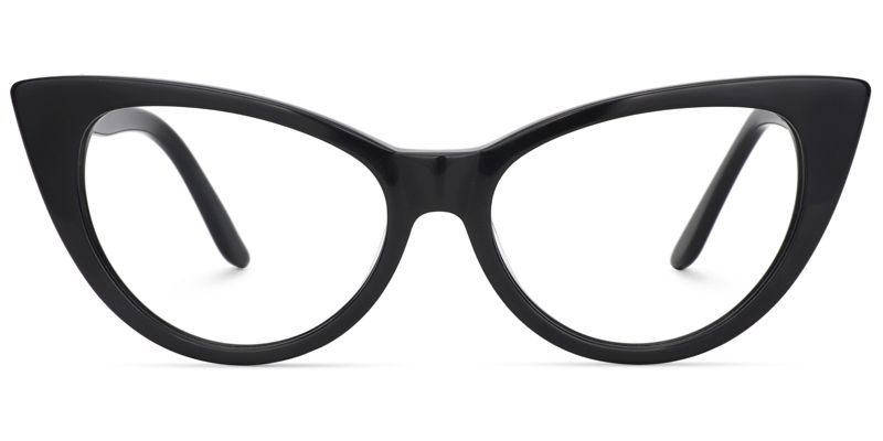 Jaden Cat-eye Black Eyeglasses and Glasses Frames0