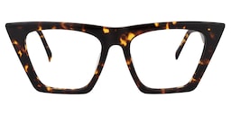 Cecile Cat Eye Tortoise Glasses0