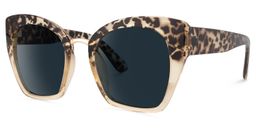 Denis Cat Eye Light Tortoise Sunglasses1