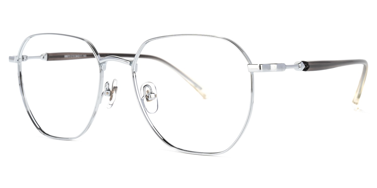 邦楽 Q.E.D. - Crystal Eye Demonstration XXV Lewis Cateye Multicolor Glasses | Zeelool Glasses