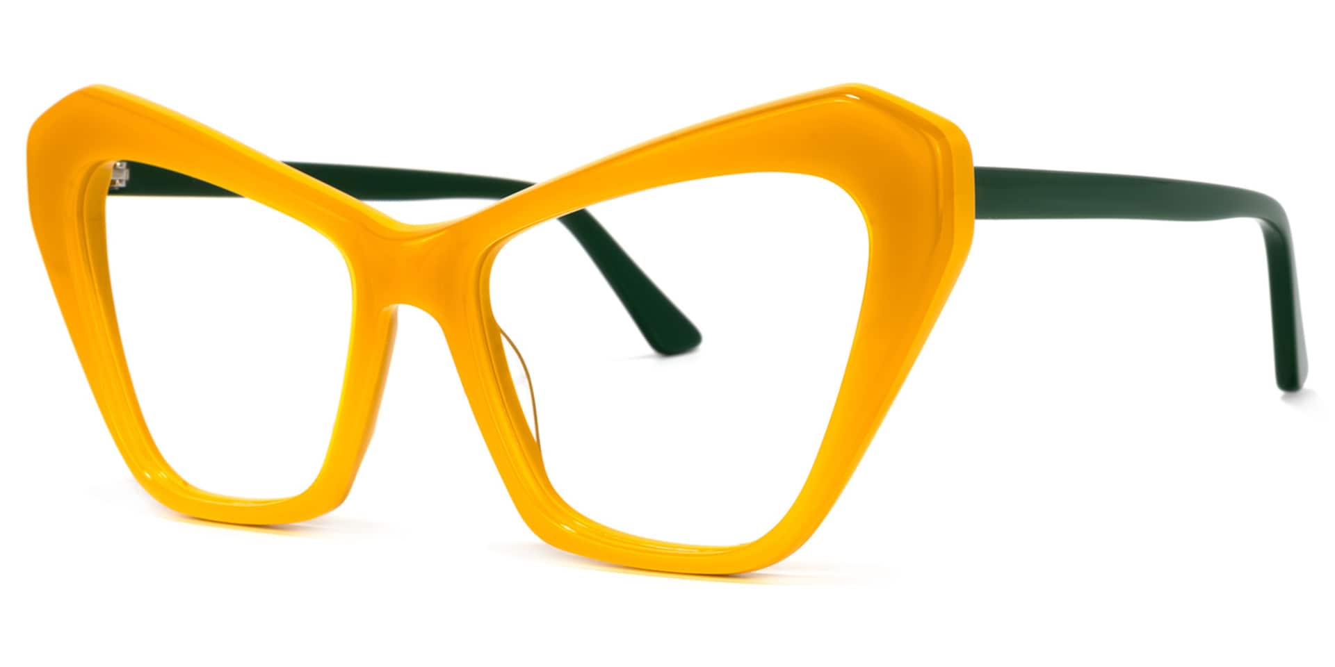 Benita Cateye Yellow Glasses | Zeelool Glasses1