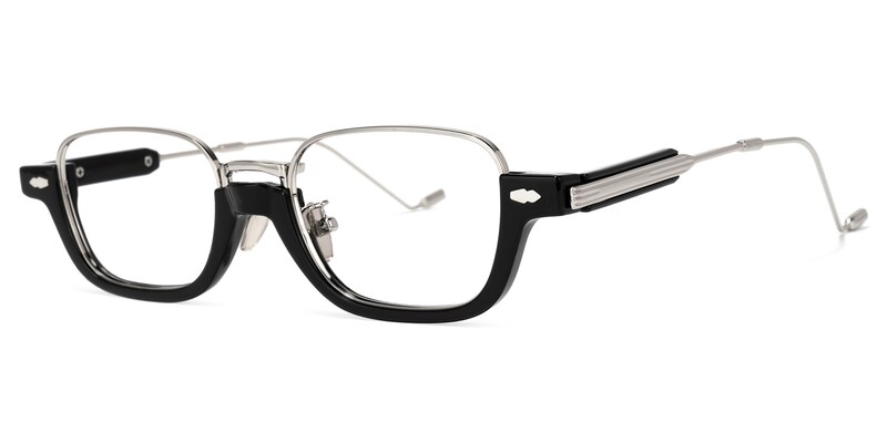 Sherrill Oval Silver Glasses | Zeelool Glasses1