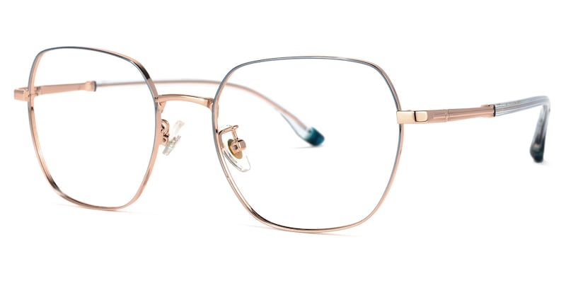 Lakeisha Square Blue Glasses | Zeelool Glasses2