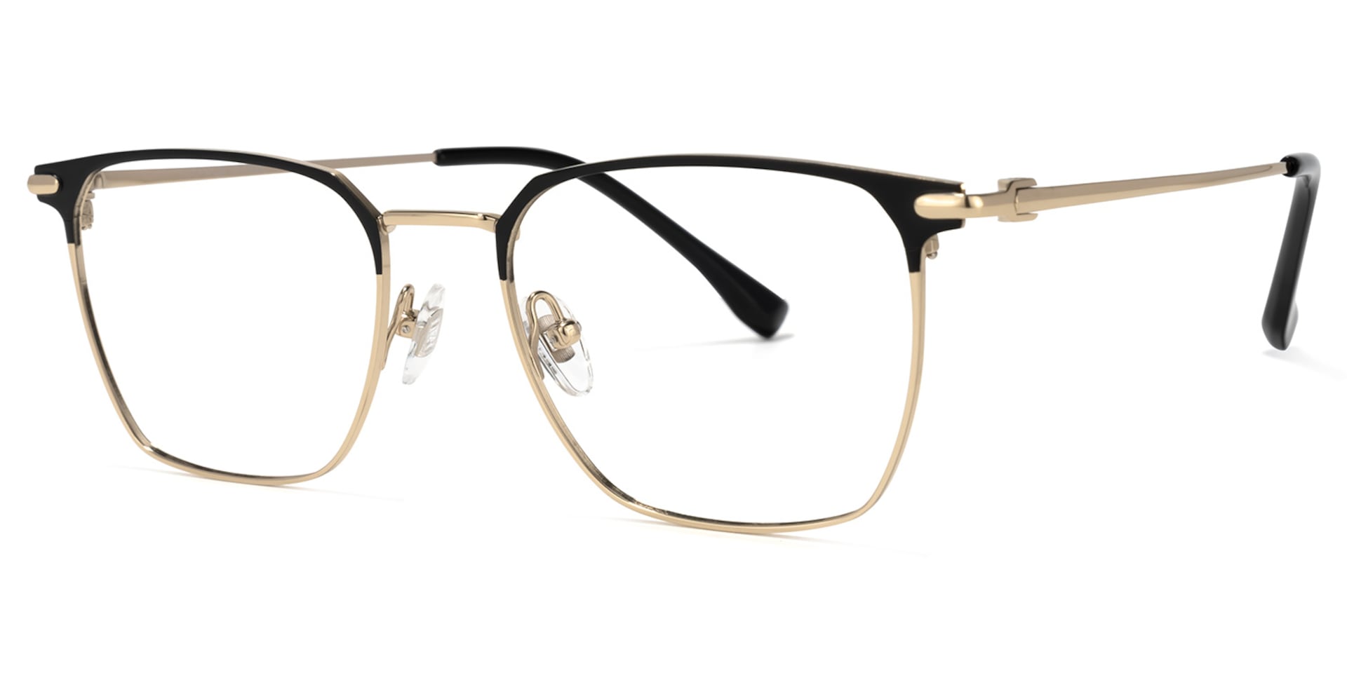 Campos Square Gold Glasses | Zeelool Glasses1