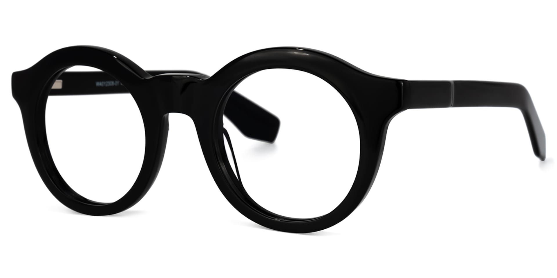 Barger Round Black Glasses | Zeelool Glasses1