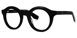 Barger Round Black Glasses1